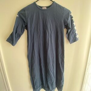 Blue dress with stars